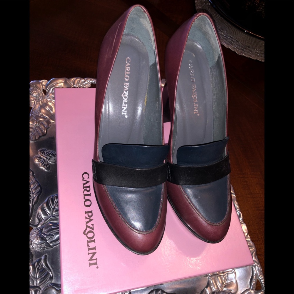 Carlo Pazolini Heels Red Black Size 8